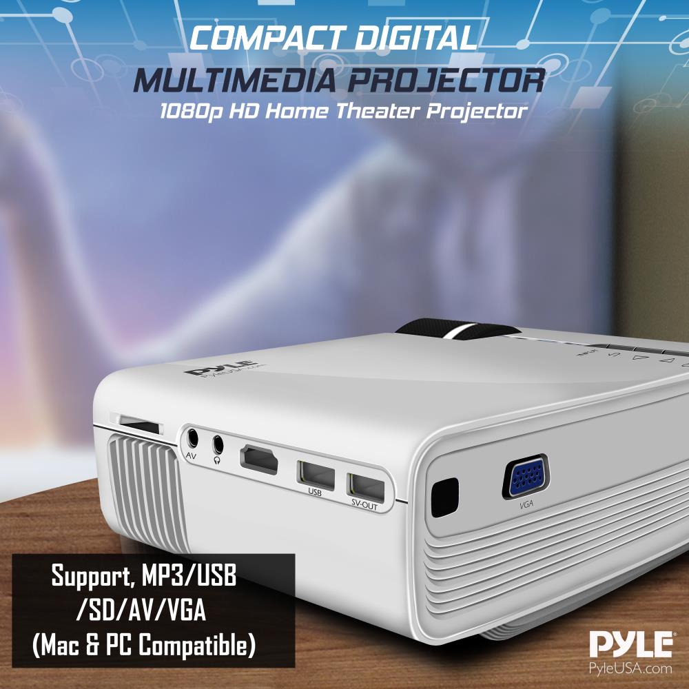 product image number 7 for Pyle Compact Digital Multimedia Projector