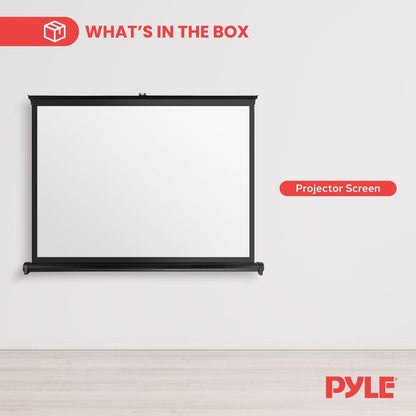 Portable Projector Screen 40" Easy Setup Matte White Display