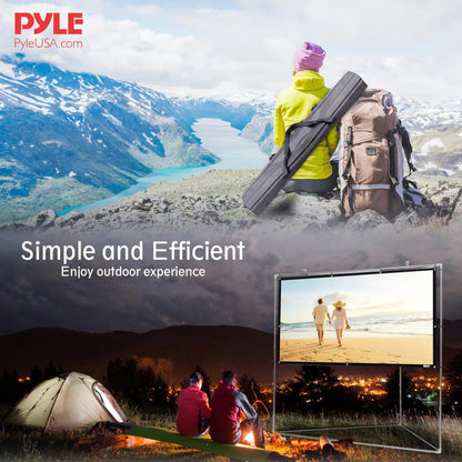product image number 7 for Pyle Outdoor Projector Screen, 100’’ -Inch
