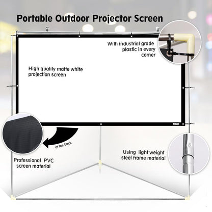 product image number 4 for Pyle Outdoor Projector Screen, 72’’ -Inch