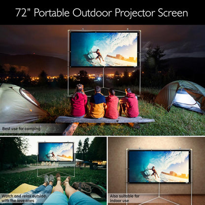 product image number 5 for Pyle Outdoor Projector Screen, 72’’ -Inch