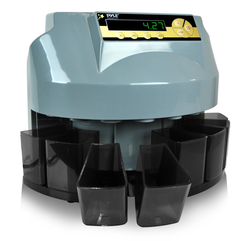 product image number 4 for Pyle 2-In-1 Coin Counter & Coin Sorter