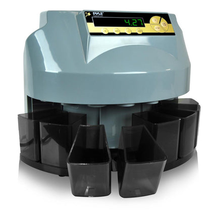product image number 4 for Pyle 2-In-1 Coin Counter & Coin Sorter