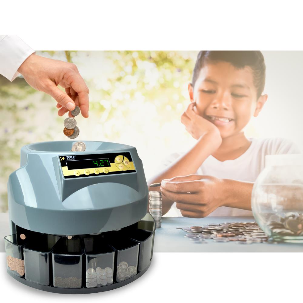 product image number 7 for Pyle 2-In-1 Coin Counter & Coin Sorter