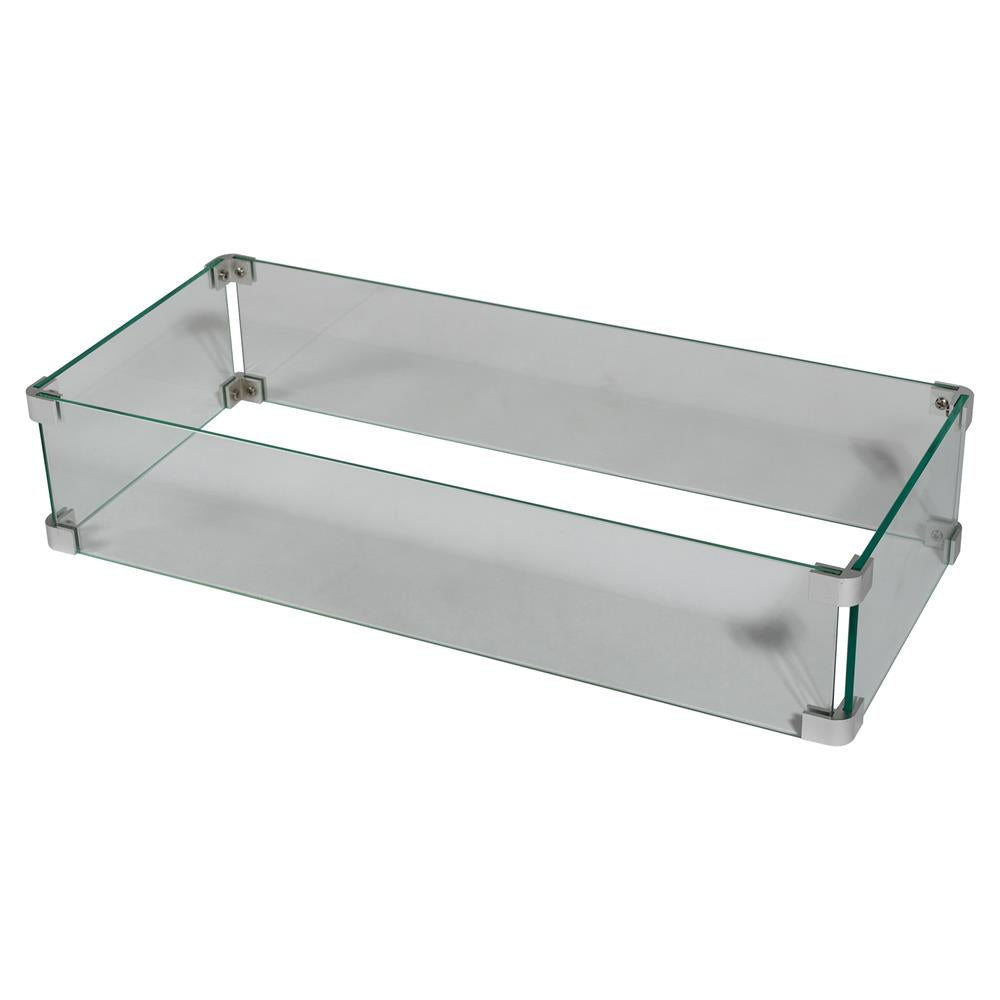 product image number 1 for SereneLife Propane Gas Fire Pit Wind Guard Glass