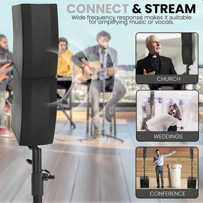 product image number 6 for Pyle Wireless Bt Streaming  Active Pa Speaker