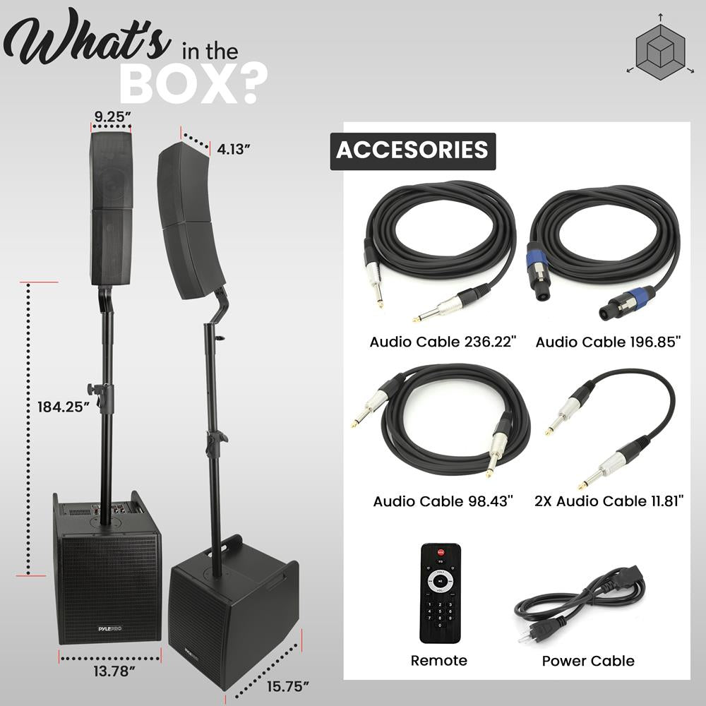 product image number 8 for Pyle Wireless Bt Streaming  Active Pa Speaker