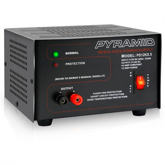 product image number 1 for Pyramid 10 Amp Hobbyist Bench Power Supply