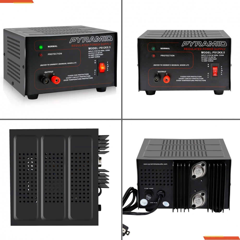 product image number 2 for Pyramid 10 Amp Hobbyist Bench Power Supply