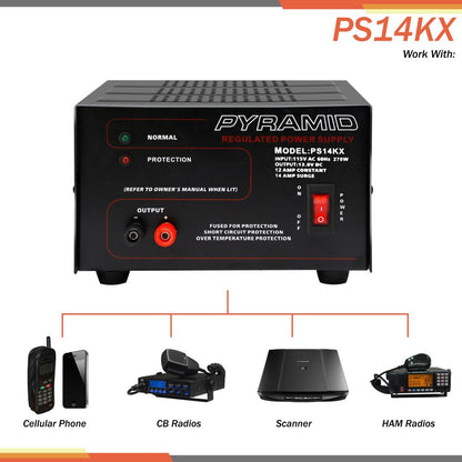 product image number 4 for Pyramid 12 Amp Bench Power Supply