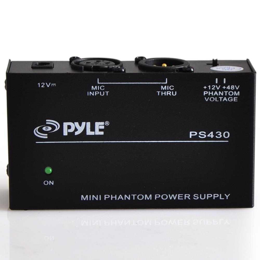 product image number 2 for Pyle 48V Phantom Power Supply