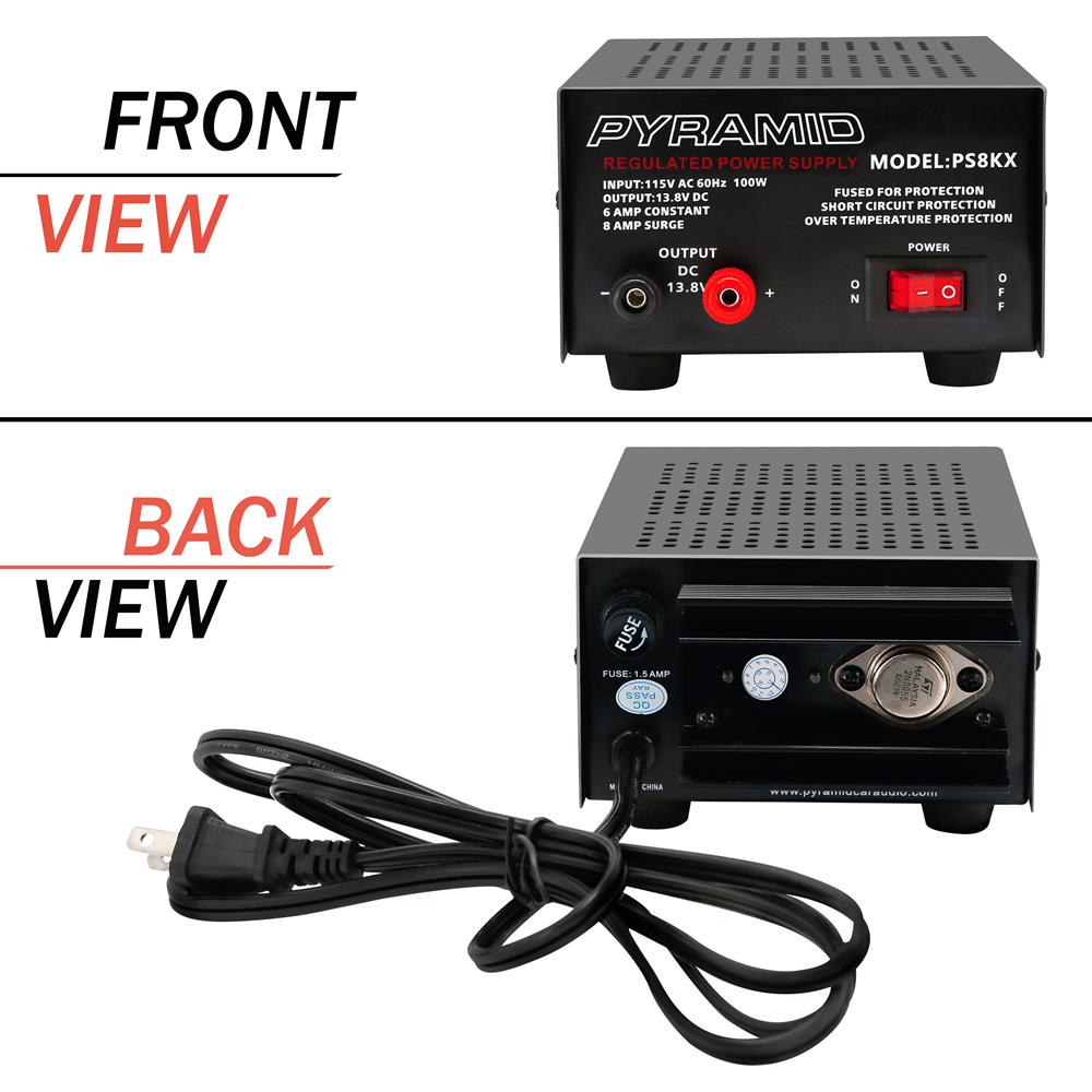 product image number 2 for Pyramid 6 Amp Hobbyist Bench Power Supply