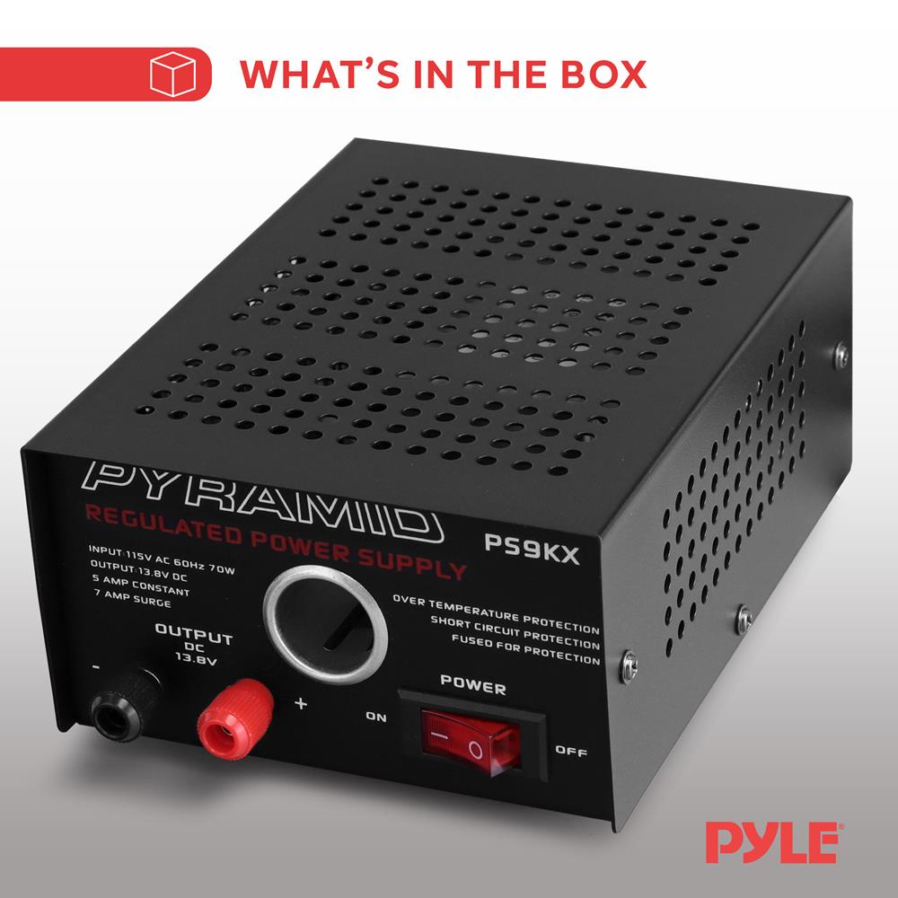 product image number 6 for Pyramid 5 Amp Bench Power Supply