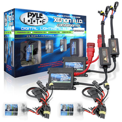 product image number 1 for Pyle 6,000K Slim Ballast Single Beam Hid Xeno