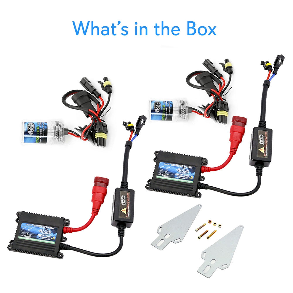 product image number 6 for Pyle 6,000K Slim Ballast Single Beam Hid Xeno