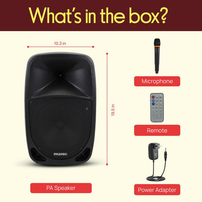Portable Pa Speaker & Microphone System