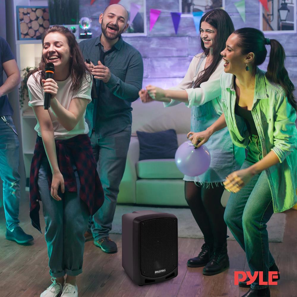 Bluetooth Karaoke PA Speaker, Portable 600W, Rechargeable