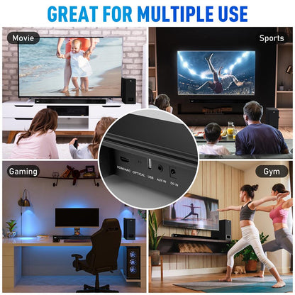 Convertible Soundbar Speaker