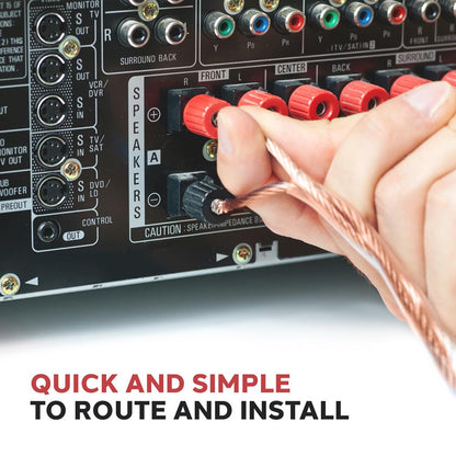 12 Gauge 50 Ft. Speaker Zip Wire