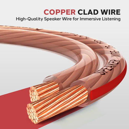 12 Gauge 50 Ft. Speaker Zip Wire