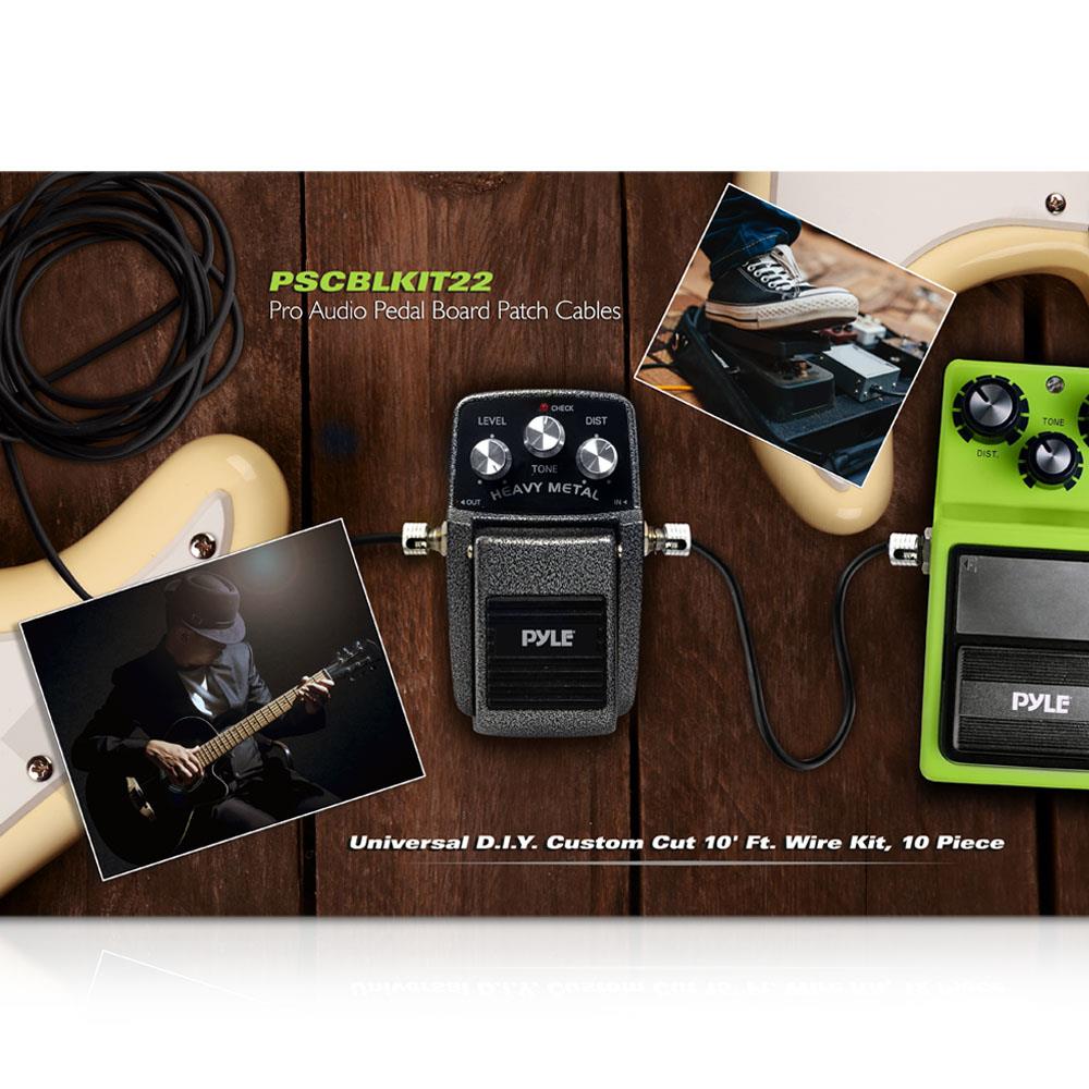 product image number 5 for Pyle Pedal Board Patch Cable D.I.Y. Kit