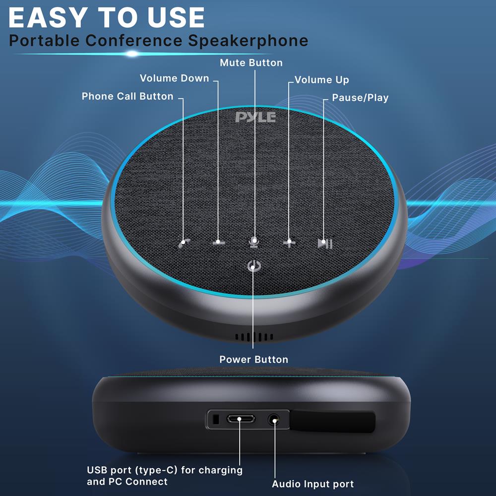 Jabra Speak2 75 draadloze Bluetooth speakerphone met 4 noise cancelling Jabra Speak2 75 draadloze Bluetooth speakerphone met 4 noise cancelling