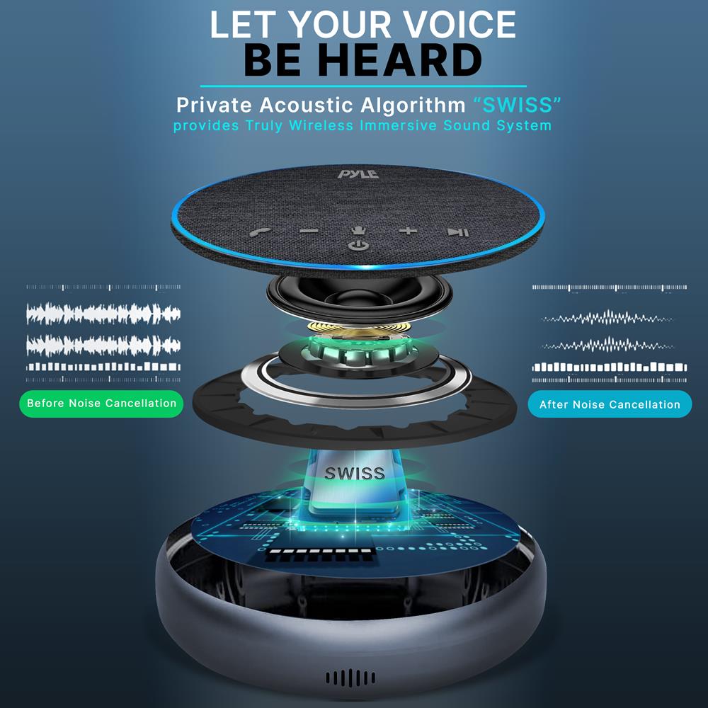 product image number 3 for Pyle Portable Conference Speakerphone