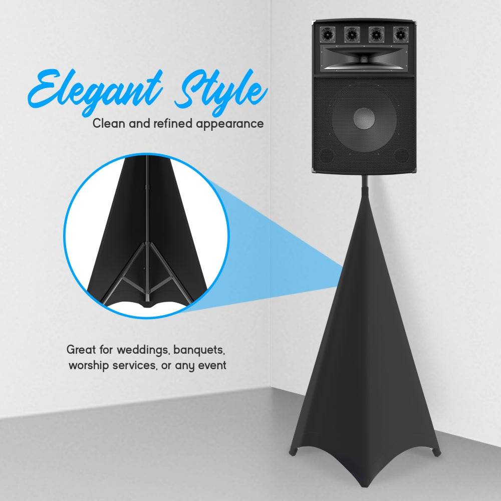 Lighting Tripod Stand Scrim - Clean Look, Stretchable Lycra
