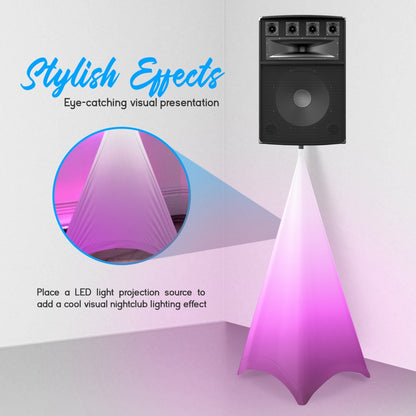 product image number 2 for Pyle Dj Speaker / Light Stand Scrim, 3-Sided