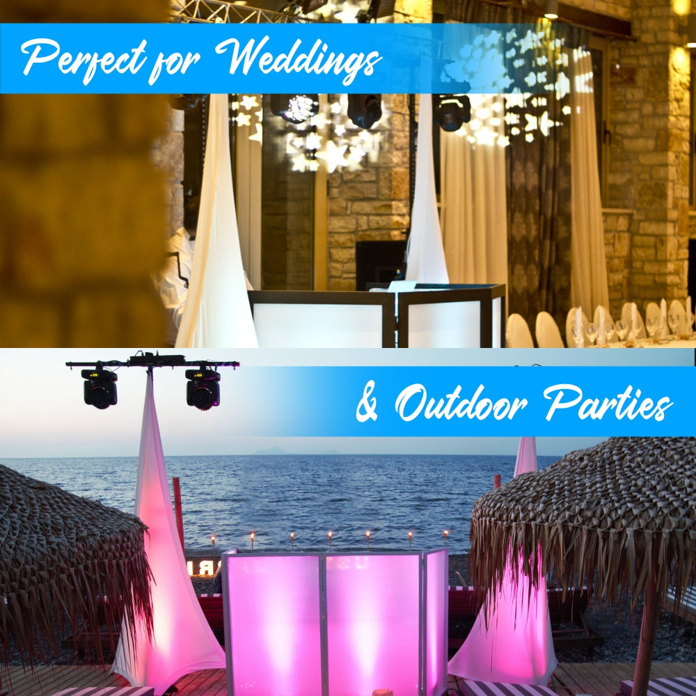 product image number 4 for Pyle Dj Speaker / Light Stand Scrim, 3-Sided