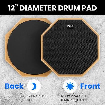 product image number 3 for Pyle Practice Drum Kit