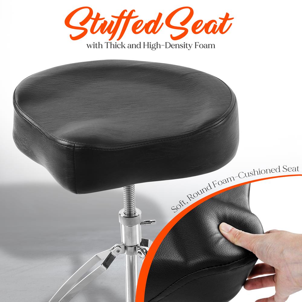 product image number 3 for Pyle Double-Support Drum Stool