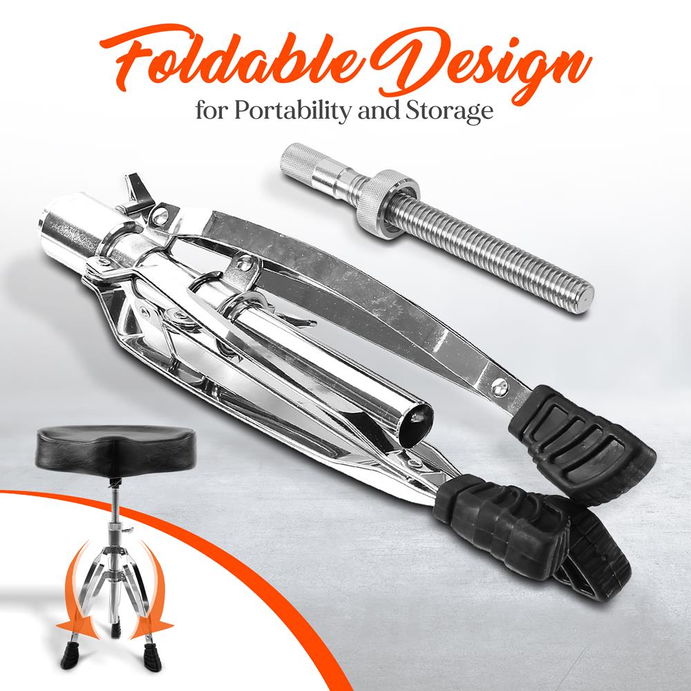 product image number 5 for Pyle Double-Support Drum Stool