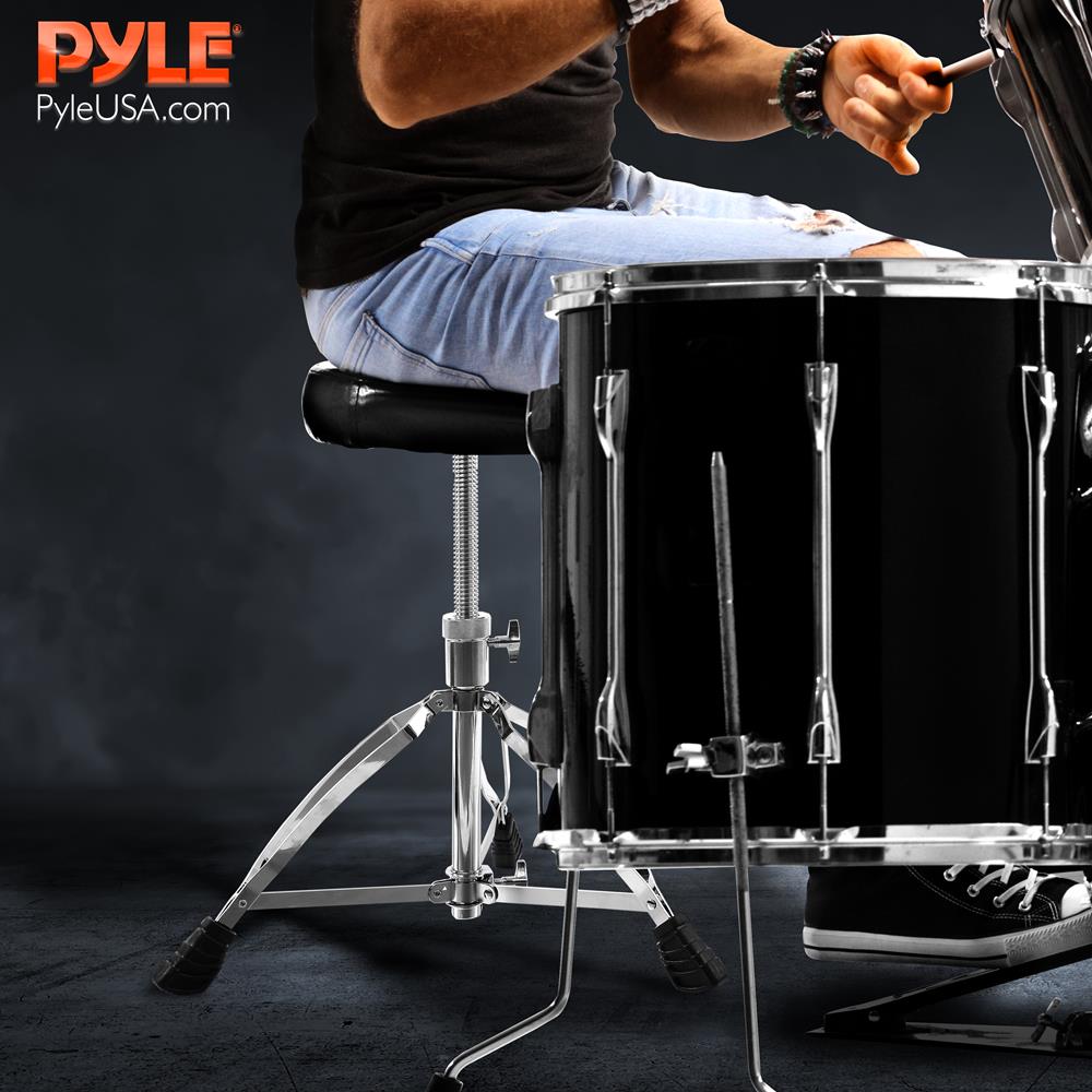 product image number 6 for Pyle Double-Support Drum Stool