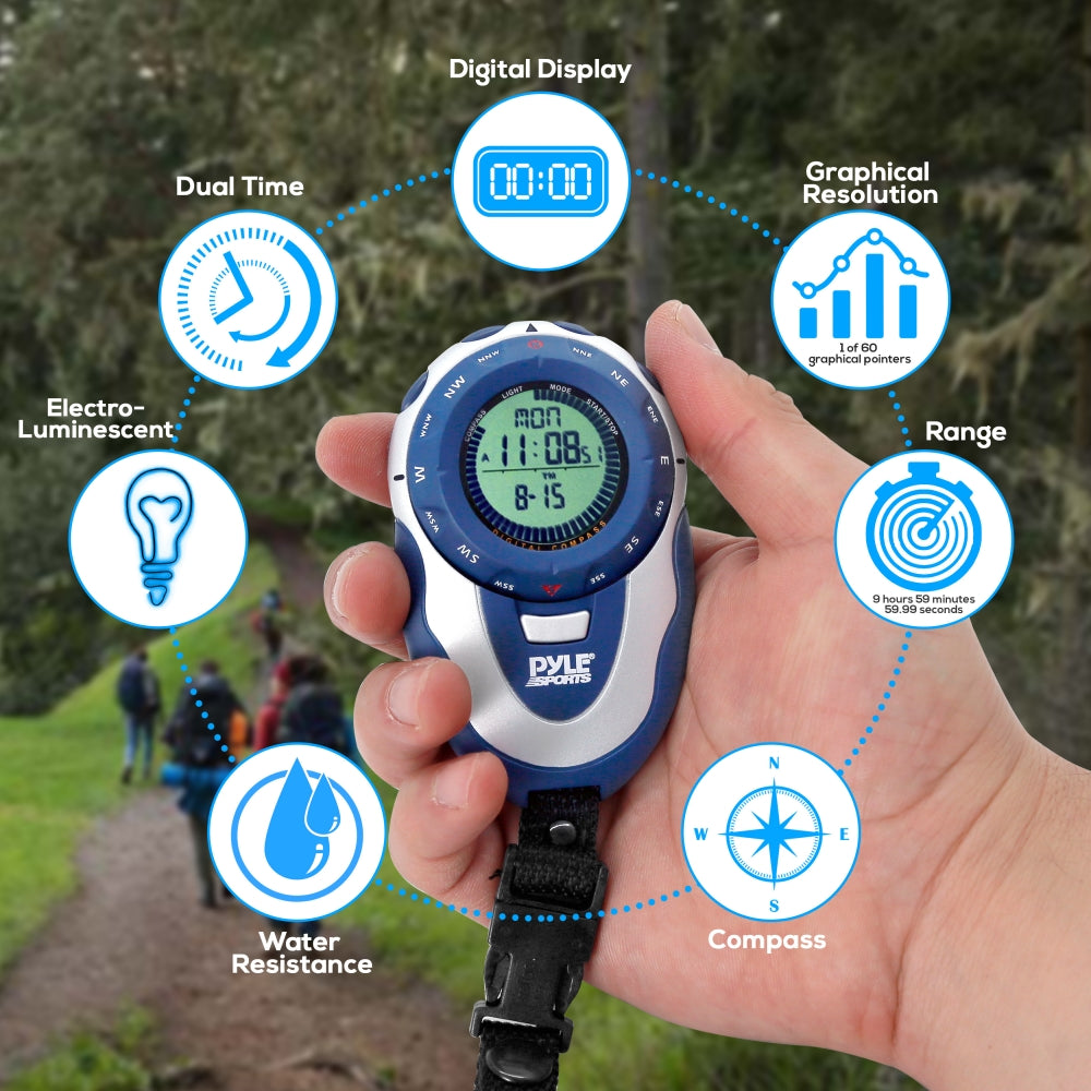 product image number 3 for Pyle Multifunction Track Watch