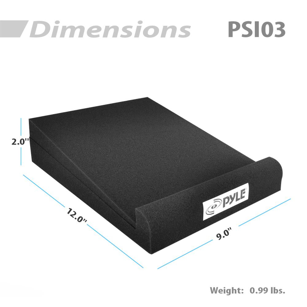product image number 3 for Pyle Pro Audio Studio Speaker Risers