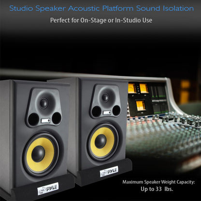 product image number 5 for Pyle Pro Audio Studio Speaker Risers