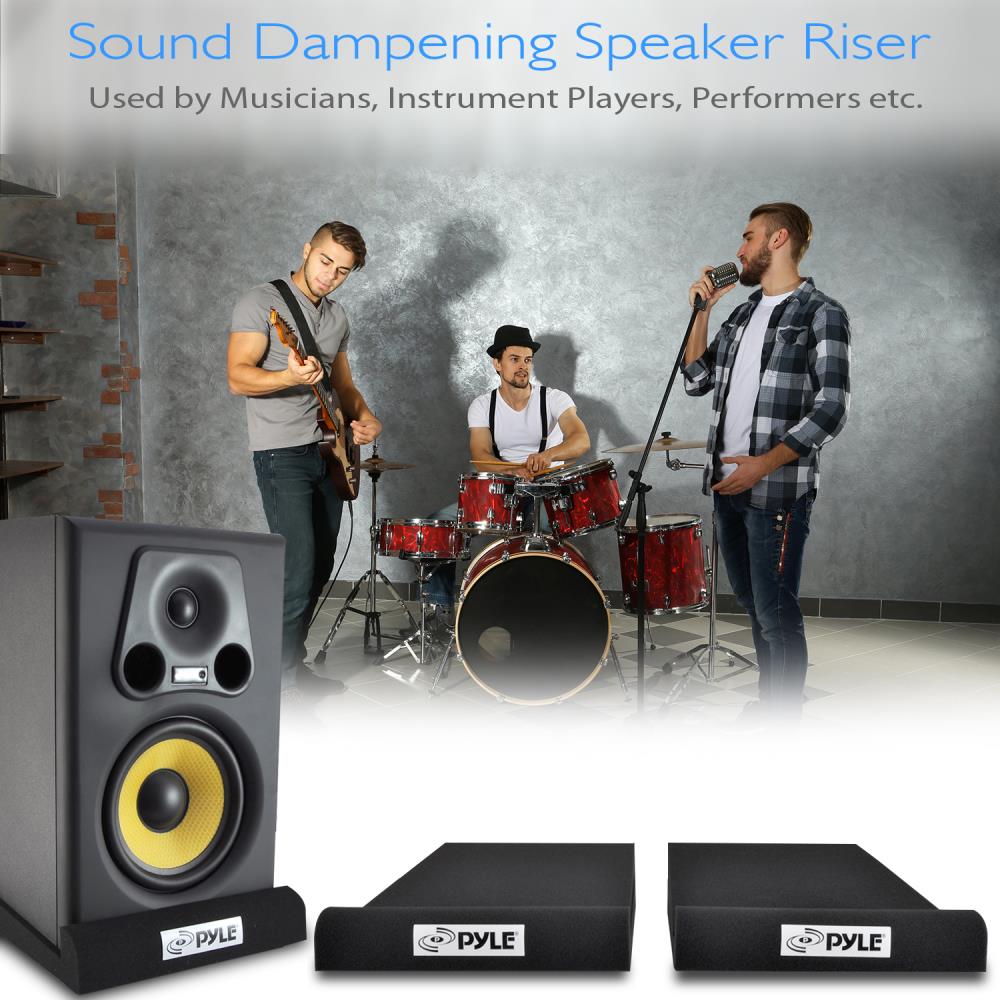 product image number 7 for Pyle Pro Audio Studio Speaker Risers