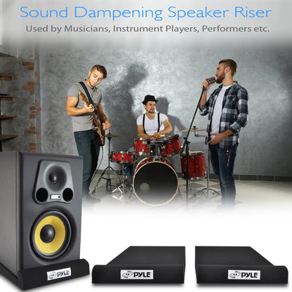 product image number 7 for Pyle Pro Audio Studio Speaker Risers