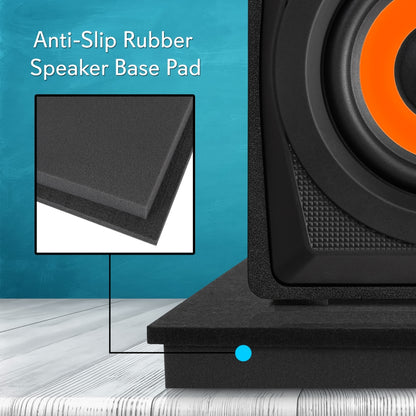 Speaker Riser Foam - Reduces Vibration - High-Density Foam - 15"x15"x1.8"