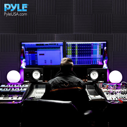 product image number 6 for Pyle Studio Soundproofing Wall Tile Panels