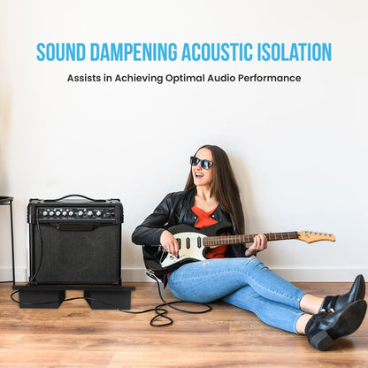 Speaker Riser Foam - Reduces Vibration - High-Density Foam - 22.3"x15"x3"