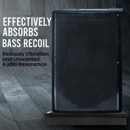 Speaker Riser Foam - Reduces Vibration - High-Density Foam - 22.3"x15"x3"