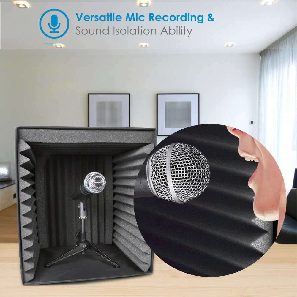 product image number 2 for Pyle Sound Recording Audio Isolation Box