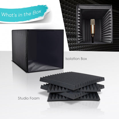 product image number 5 for Pyle Sound Recording Audio Isolation Box