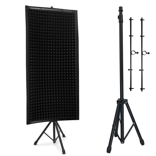 Acoustic Isolation Shield for Optimal Sound, 2" Foam, Charcoal Gray