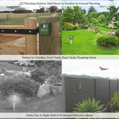 product image number 5 for SereneLife Solar Power Animal Repeller Insect Contr