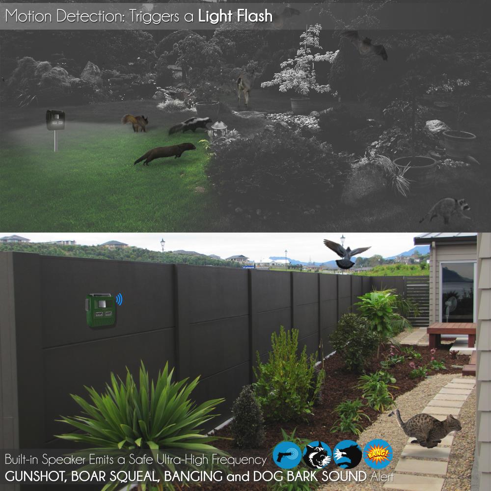 product image number 6 for SereneLife Solar Power Animal Repeller Insect Contr