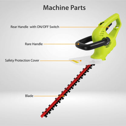 product image number 2 for SereneLife Home Garden Electric Hedge Trimmer