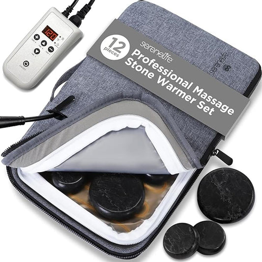 product image number 1 for SereneLife Multifunction Heating Stone Massager Wit